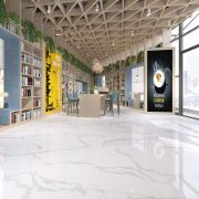 BHW-0026 Керамогранит BASCONI HOME Bianco White 600x1200x8 full body polished (sinking ink)