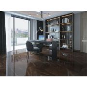 QUA0016 Плитка из керамогранита глазурованная QUA 60x120 Space Brown Full Lap