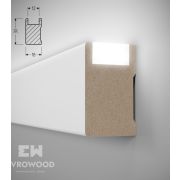 Рейка стеновая МДФ EVROWOOD R010LED