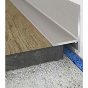 Микроплинтус DA04 серый с системой скрытого крепления